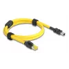 Netzwerkkabel DeLOCK 81250 Schwarz Gelb 1m Cat6