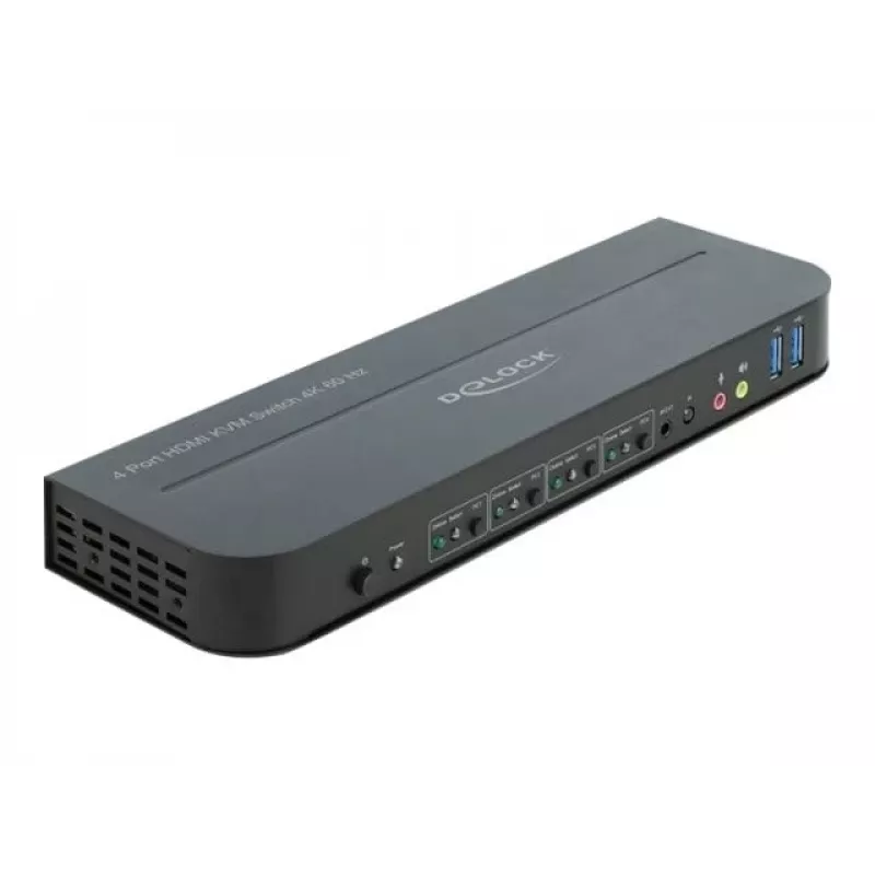 KVM-Switch DeLOCK 11483 Schwarz
