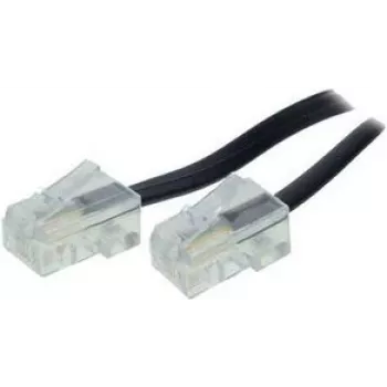Telefonkabel ShiverPeaks BS70095-8/4 15 m Schwarz
