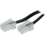 Telefonkabel ShiverPeaks BS70095-8/4 15 m Schwarz
