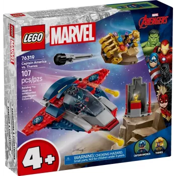 Bauset LEGO Marvel Super Heroes Captain America Thanos 76319 — 107 Teile, 2 Minifiguren, Alter 4+