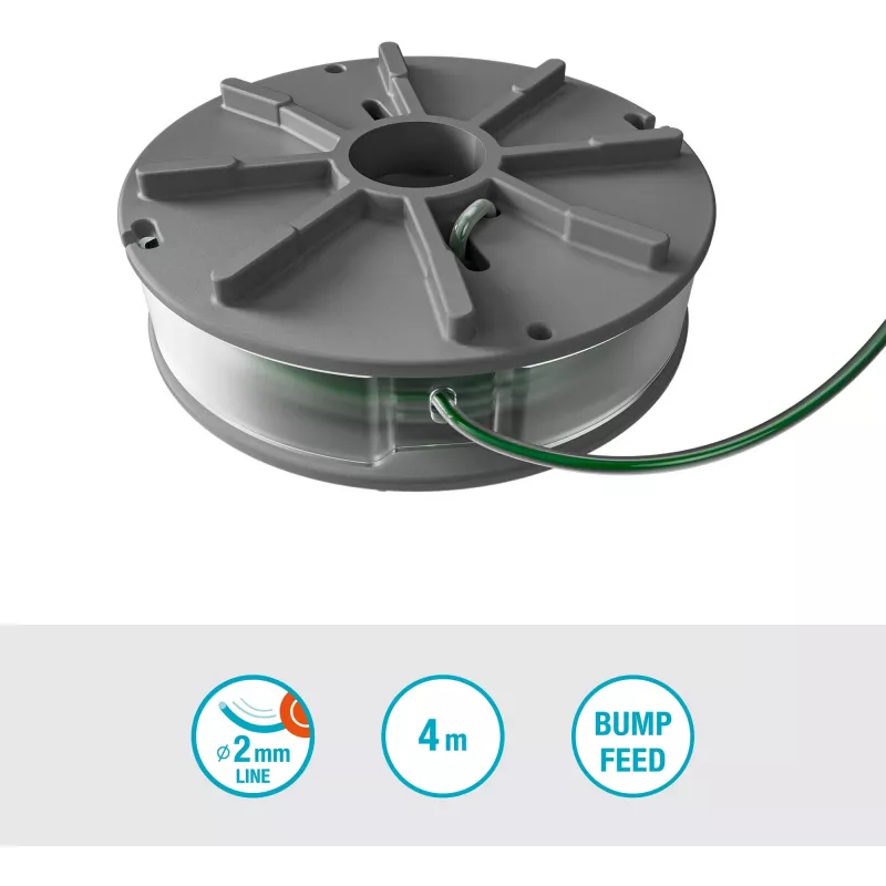 Fadenspule für Rasentrimmer Gardena 5411-20 grün grau ABS Nylon 60 mm