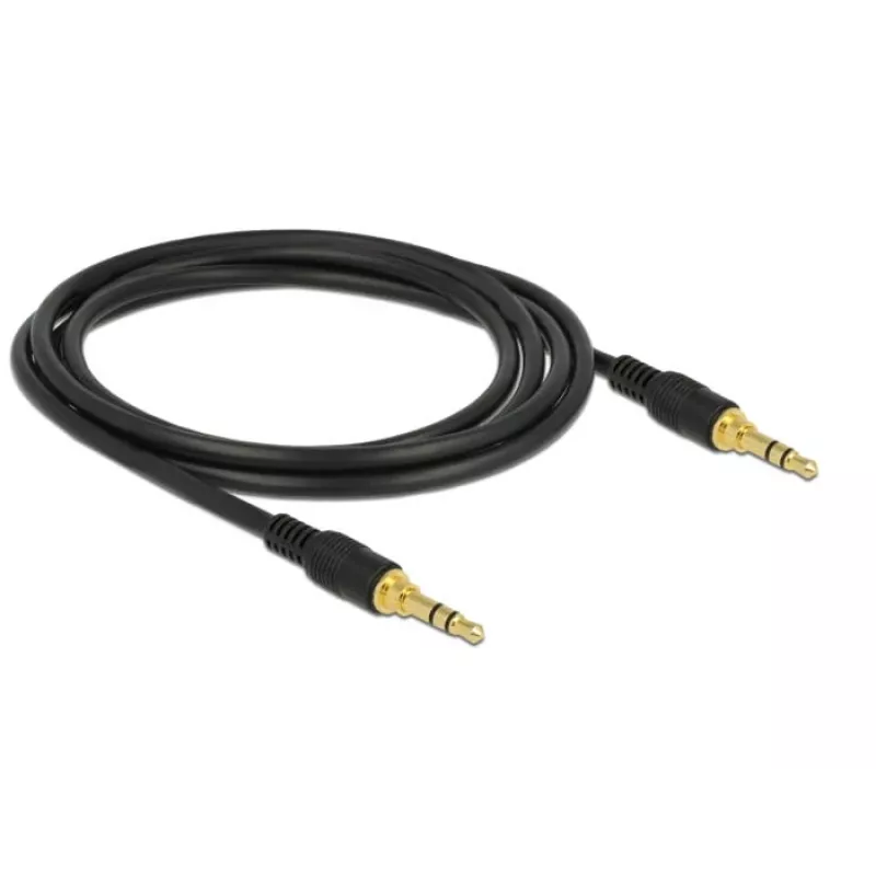 Audiokabel 3,5 mm DeLOCK 85549 2 m Schwarz