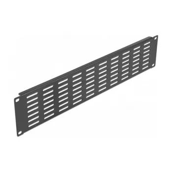 Belüftete Blindplatte DeLOCK 19 Zoll Netzwerkschrank-Panel 66680