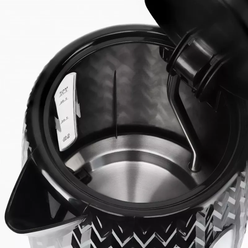 NELO Wasserkocher, 1,7 l Fassungsvermögen, 2000 W, schwarz