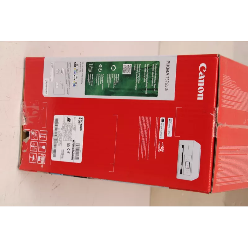 SALE OUT. Canon Multifunktionsdrucker | PIXMA TS7650i | Tintenstrahl | Farbe | A4 | WLAN | Weiß | BESCHÄDIGTE VERPACKUNG, MARKIERUNGEN AN DER DRUCKERSEITE