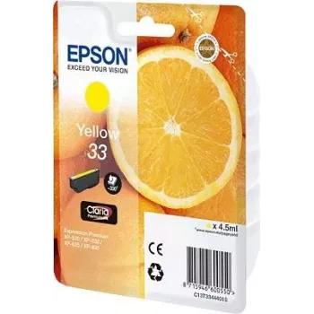 Epson Oranges C13T33444010 Tintenpatrone 1 Stück Original Gelb