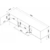 Cama EF TRESSE RTV-Schrank 180x40x54.5 matt grün