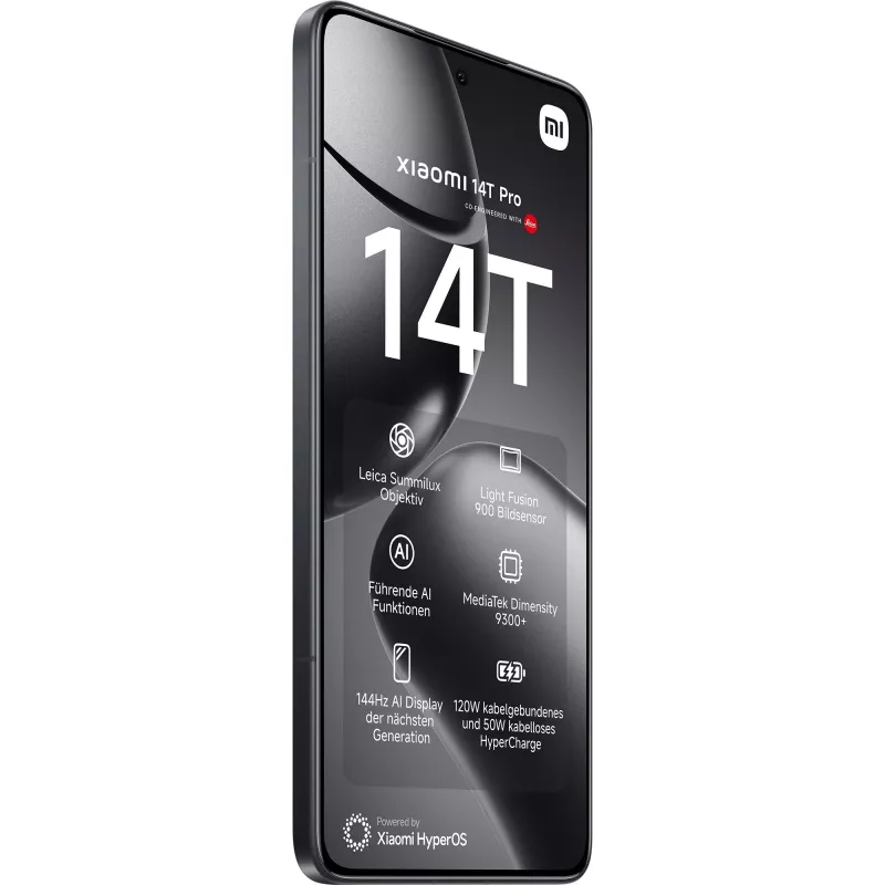 Xiaomi 14T Pro 16,9 cm (6,67) Dual SIM 5G 12 GB 512 GB 5000 mAh Schwarz