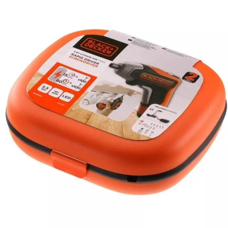 Schrauber Schwarz & Decker BCF611CK-QW 180 U/min, 5,5 N⋅m, 3,6 V