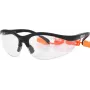 Sicherheitsbrille ks tools 310.0176 transparent mit integrierten Ohrstöpseln - Schutzbrille mit Gehörschutz