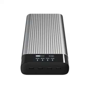 HYPER HJ245B Powerbank 27000 mAh Silber