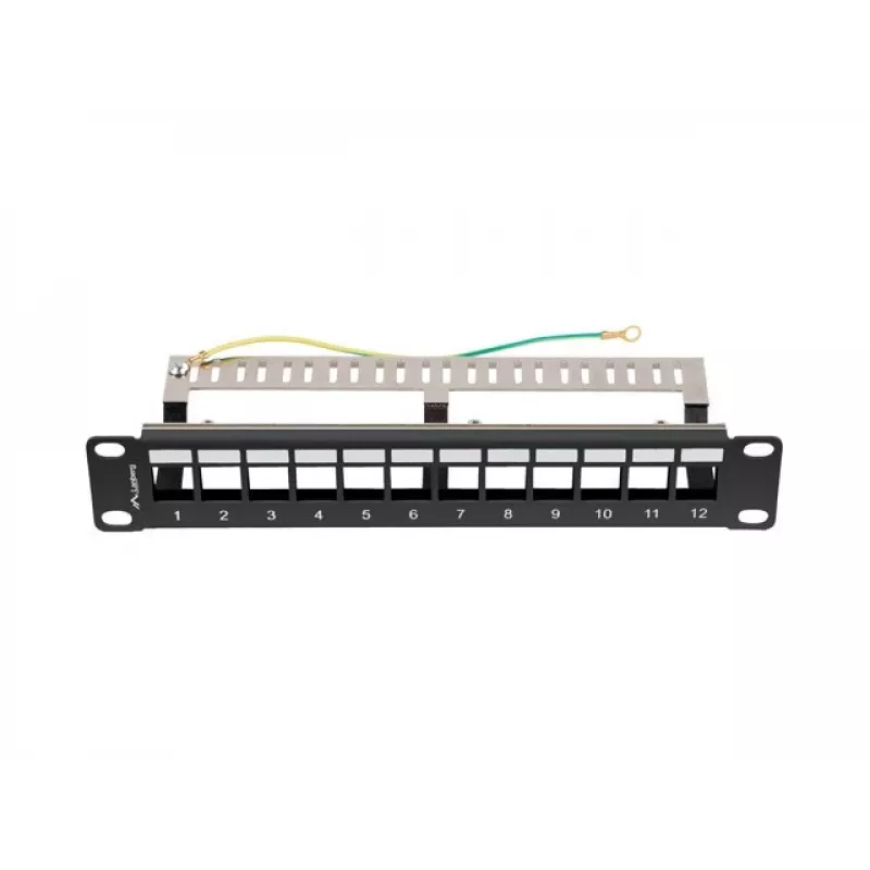 Patchpanel LANBERG PPKS-9212-B 12-Port 1U 10 Zoll FTP