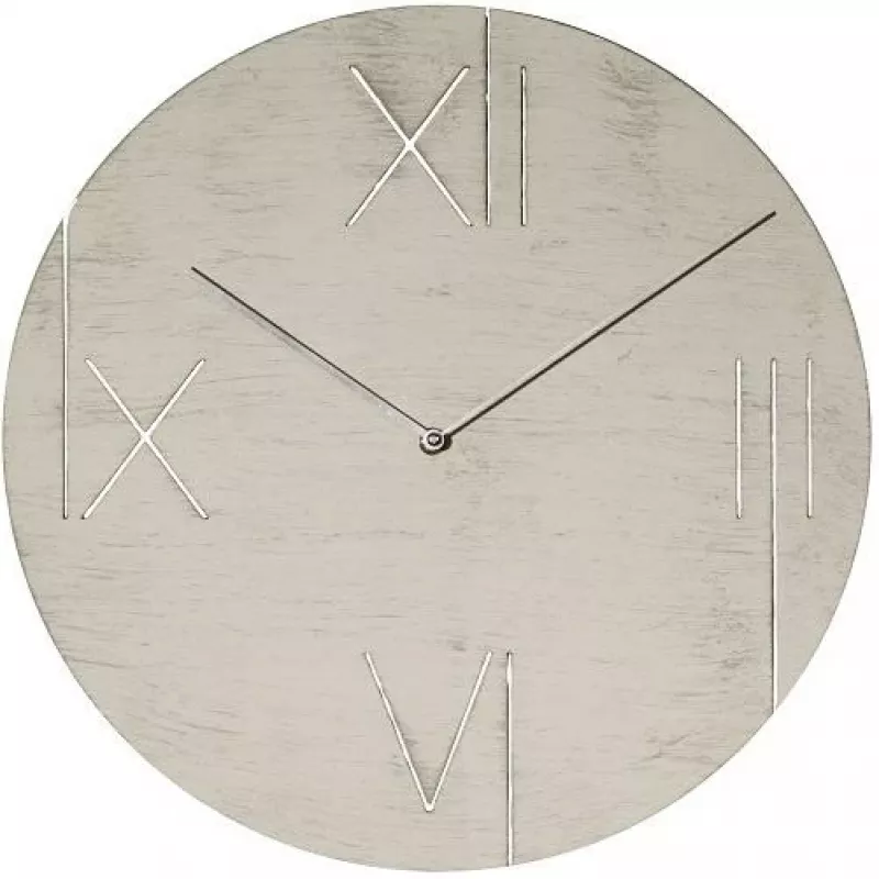 NeXtime Uhr 3104wi Galileo, Ø43 cm, Wand, Altweiß