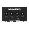 Audio-Interface M-Audio M-Track Duo — USB 2-in/2-out, 16-bit/48 kHz, 1x XLR/TS-Combo, 1x Instrumenteneingang, 48V Phantomspeisung
