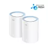Mesh-System Cudy M1200 2er-Pack – Dualband-Wi-Fi 5 (300/867 Mbit/s), 2 Einheiten, 1x LAN-Port, unterstützt 100 Geräte