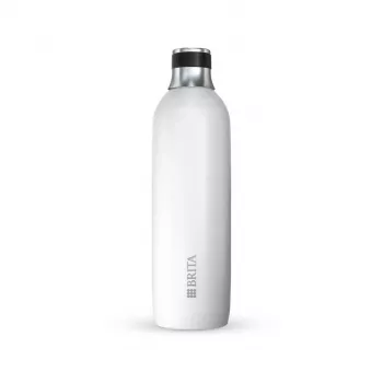 Karbonisierungsflasche für BRITA 1046735 — Edelstahl, 1 L, 93 mm Ø, 305 mm Höhe