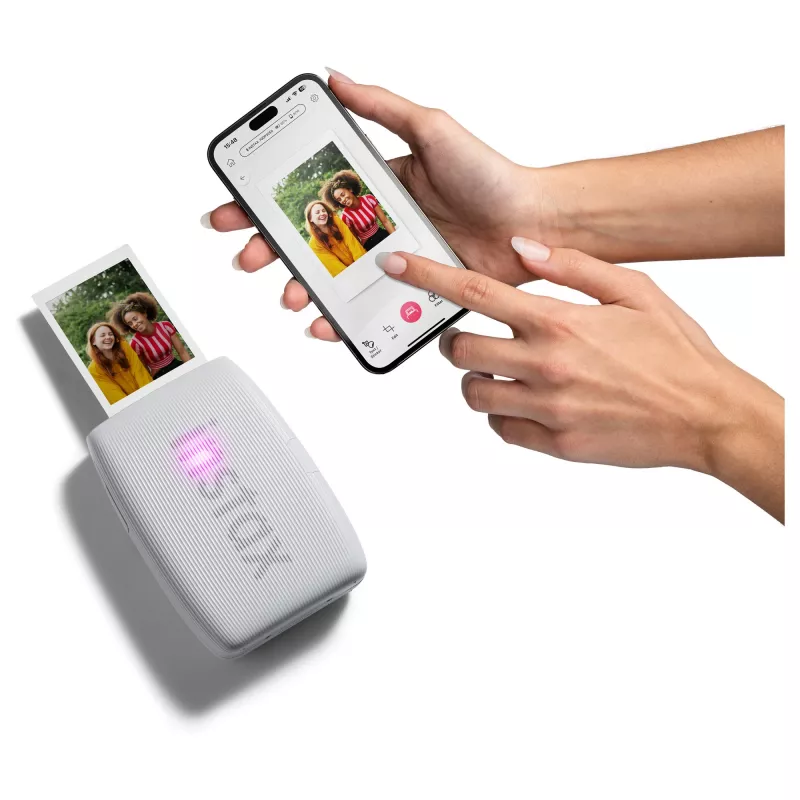 Fotodrucker Fujifilm Instax Mini Link 3 Weiß Bluetooth tragbarer Sofortbilddrucker für Smartphone-Fotos