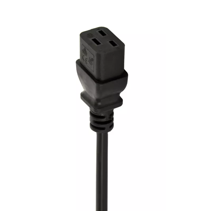 Stromverteilereinheit GEMBIRD EG-PDU-10C132C19 — 10x C13-Buchsen, 1HE Rack, 16A C19-Eingang, 2 m Kabel, 3500 W