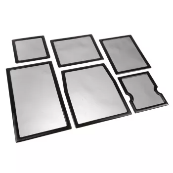 Demciflex Staubfilter-Set für Cooler Master HAF XM - schwarz/schwarz