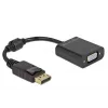 Adapter DisplayPort 1.2 Stecker auf VGA Buchse DeLOCK 61006