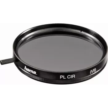 Hama Polarisationsfilter Zirkular, 37,0 mm, Beschichtet, Schwarz Zirkular-Polarisationsfilter 37 mm