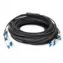 DIGITUS Vorkonfektionierte Fibre Optic Universal Breakout Kabel, Singlemode OS2, 8 Fasern, LC/UPC - LC/UPC