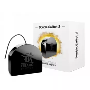 Elektrisches Relais Fibaro FIBEFGS-223 Schwarz — 230 V AC, 10 A, IP20, 42×38×20 mm