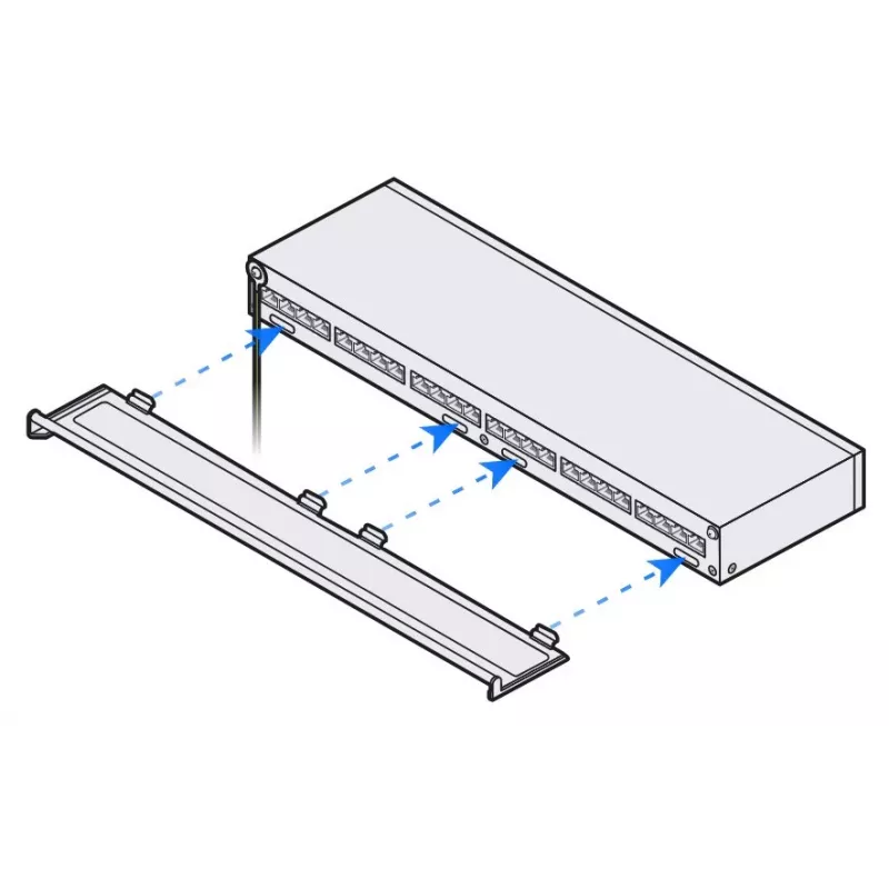 Ubiquiti UACC-ETH-SP-Panel-24 - Ethernet-Überspannungsschutz, Rackmount-Panel