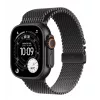 Smartwatch Apple Watch Ultra 3 GPS + Cellular 49mm Black Titanium Case with Black Titanium Milanese Loop Medium