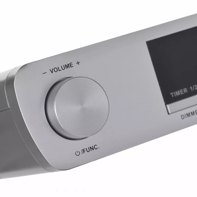 Küchenradio BLAUPUNKT KR14BT mit Bluetooth, UKW, LED-Anzeige, 2x0.8W, Netz/Batterie, grau