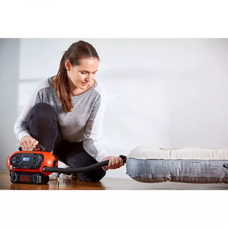 Black & Decker BDCINF18N-QS Luftkompressor 160 l/min AC/Zigarettenanzünder