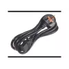 APC AP9895 Netzkabel, 16A 200-240V, C19 auf UK-Stecker BS 1363A, 2,44 m, Schwarz