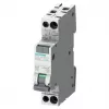 Siemens RCBO, 10A Nennstrom, 1P+N Pole, 30mA Auslöseempfindlichkeit, Typ A, SENTRON-Serie