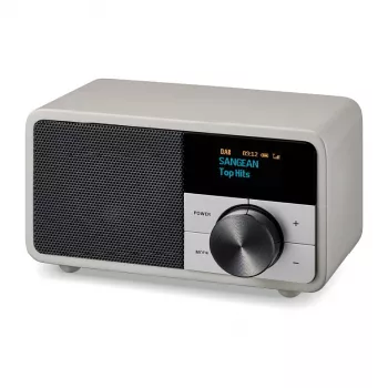 Tischradio Sangean DDR-7 Glacier Silver mit digitalem Tuner und Bluetooth