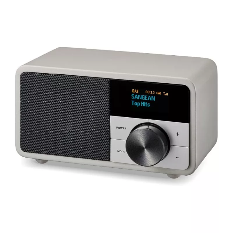 Tischradio Sangean DDR-7 Glacier Silver mit digitalem Tuner und Bluetooth