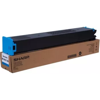 Sharp Tonerkartusche MX61GTCB blau für kompatible Sharp-Drucker, Modell MX61GTCB