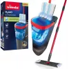 Wischmopp VILEDA Mikrofaser 1200 ml Nass, 360° drehbarer Kopf, 140,5 cm Stiel, abnehmbarer maschinenwaschbarer Kopf
