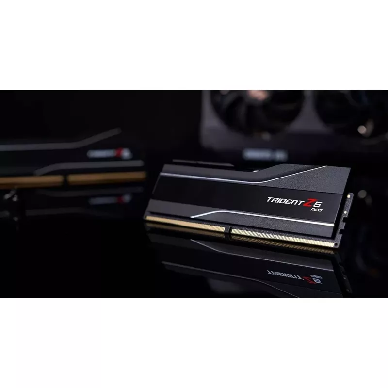 DIMM 32 GB DDR5-6000 (2x 16 GB) Dual-Kit, Arbeitsspeicher schwarz, F5-6000J3238F16GX2-TZ5N, Trident Z5 NEO, AMD EXPO
