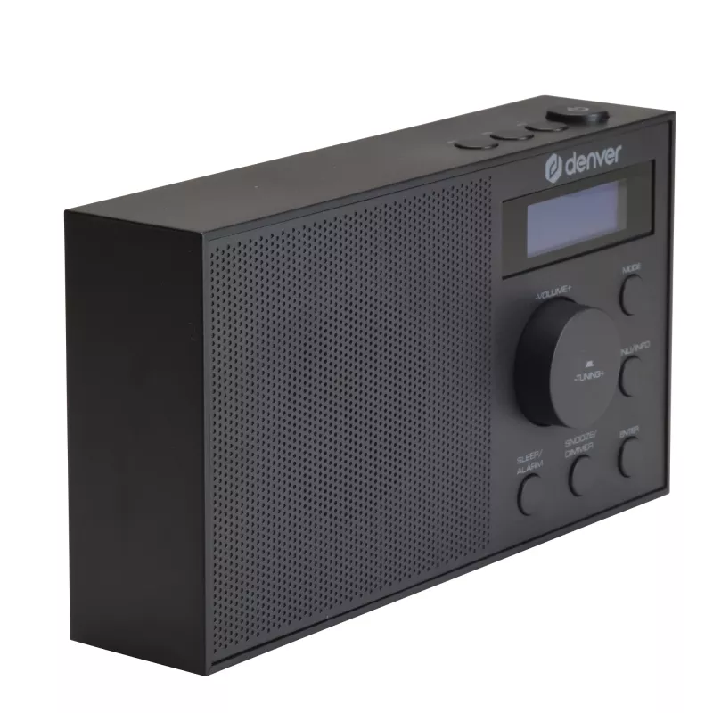Radio DENVER DAB-51B — kompaktes DAB+/FM/AM-Digitalradio, schwarz
