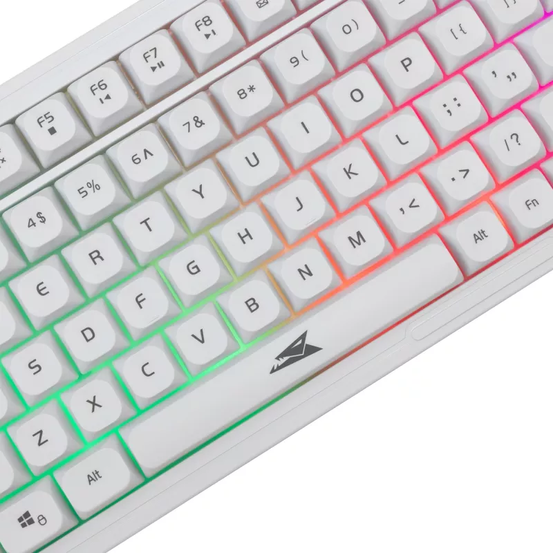 Tastatur-Maus-Kombo Baracuda BGC-012 Orca White – weißes Tastatur- und Maus-Set