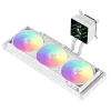 Gamemax CPU-Flüssigkeitskühler | GLACIER 360 LCD WH | Intel, AMD