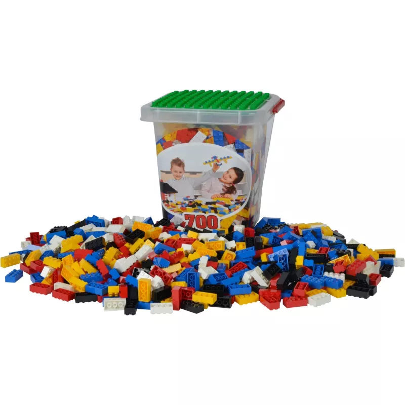 Spielbausteine Simba-Dickie 104114200 — 700 Teile, verschiedene Farben, für Kinder ab 3 Jahren