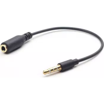 Audiokabel Gembird CCA-419 0,18 m 3,5 mm Schwarz