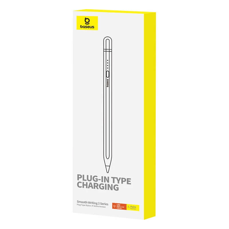 Stylus Baseus Smooth Writing Series Plug-in-Ladung Lightning, Weiß