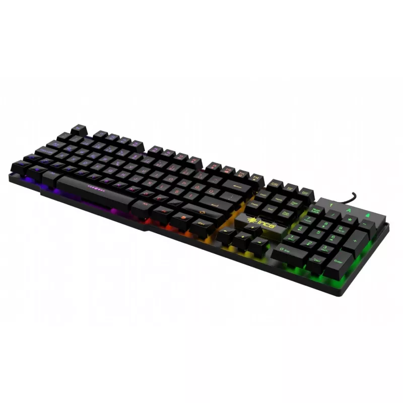 Incase Gaming Keyboard IKG-446 Regenbogen, RGB, dt. Layout retail