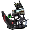 Next Level Racing | GTElite Direct Mount Overhead Monitor Add-On | Bis zu 32 inch | Schwarz