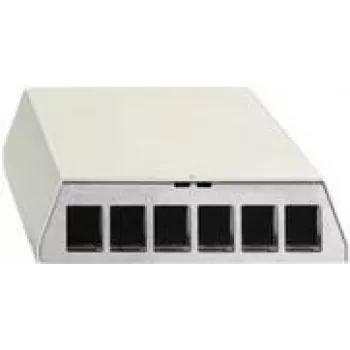 Patchpanel Rutenbeck PP-UM A-6 Ap rw 6 Ports reinweiß