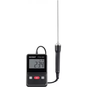 VOLTCRAFT PTM-200 Einstichthermometer Messbereich Temperatur -200 bis 200 °C Fühlertyp Pt1000 Kontaktmessung (VC-12920030)