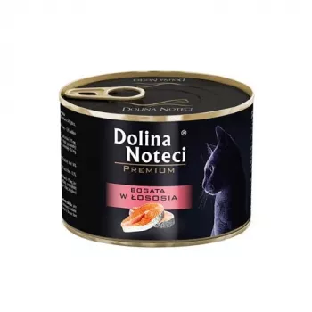Nassfutter für Katzen Dolina Noteci DOLINA NOTECI Premium — 185 g Dose, Huhn & Fisch, ausgewachsene Katzen, ohne Konservierungsstoffe